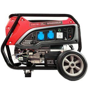 Бензиновый генератор 3,0/3,3кВт REDFOX RFGG 3033 JP  на колесах
