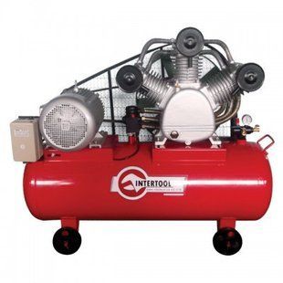 Компрессор 300 л, 20 HP, 15 кВт, 380 В, 8 атм, 2000 л/мин. 3 цилиндра INTERTOOL PT-0052