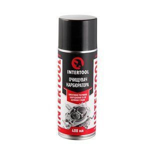 Очищувач карбюратора, аерозоль 400 мл INTERTOOL FS-0084