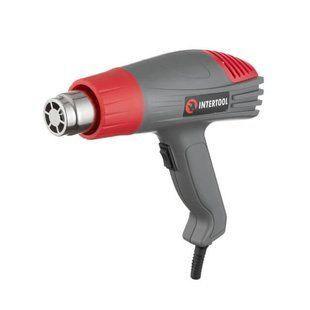 Фен технічний INTERTOOL 2000 Вт, 2 режими, 400-600 град., 300-500 л/хв DT-2416