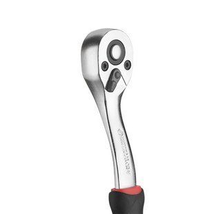 Рукоятка с храповым механизмом на 72 зуба 1/4", Cr-V STORM INTERTOOL ET-8001