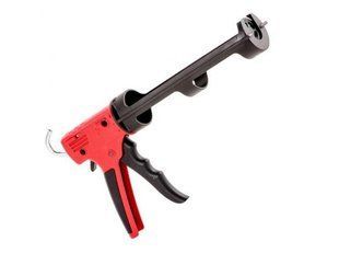 Пистолет для выдавливания силикона, усиленный пластик, 2 режима INTERTOOL HT-0028