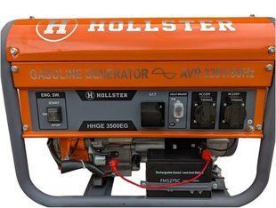 Генератор Hollster 3/3.5 кВт газ/бензин, електростартер HHGE 3500EG LUX