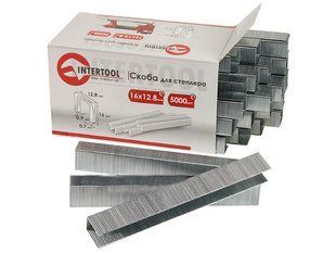 Скоба для степлера РТ-1610 INTERTOOL PT-8016 16x12,8 мм (0,9x0,7 мм) 5000 шт/упак.