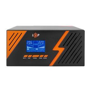 ИБП LogicPower с правильной синусоидой 12V LPM-PSW-1500VA (1050Вт) Black