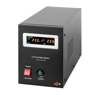 ИБП LogicPower с правильной синусоидой 12V LPY-B-PSW-500VA+ (350Вт) 5A/10A
