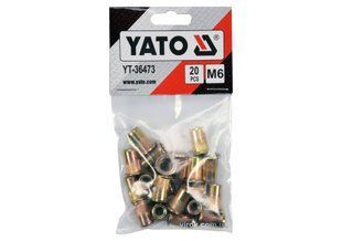 Нитогайка стальная YATO М6 х 15 мм 20 шт