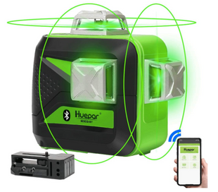 Лазерний 3D рівень з Bluetooth нівелір Huepar 603CG-BT 12 ліній