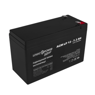 Аккумулятор кислотный AGM LogicPower LP 12 - 7,2 AH SILVER