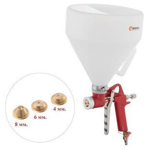 Штукатурний розпилювач INTERTOOL PT-0402, 4-8 мм, В/Б пластмасовий, 7000 мл, 3-6 b