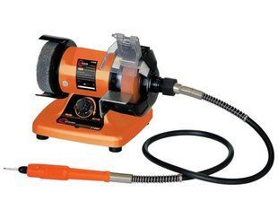 Станок точильный настольный INTERTOOL WT-0815 ;150 Вт, 0-10000 об/мин