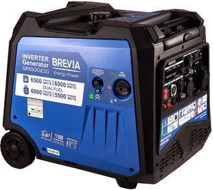 Генератор инверторный газобензиновый Brevia 6.0/6.5 кВт DUAL FUEL GP6500iESG