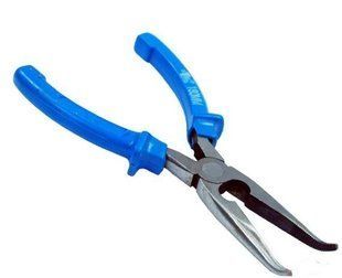 Щипцы удлиненные изогнутые 200 мм INTERTOOL HT-0126