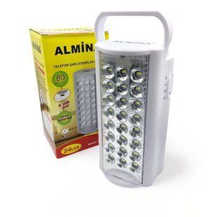 Ліхтар 24LED ALMINA 2606L 24led + USB type