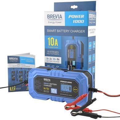 Зарядний пристрій АКБ BREVIA Power1000  10A  6V/12V
