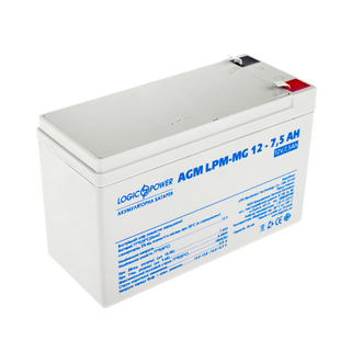 Акумулятор мультигелевый AGM LogicPower LPM-MG 12 - 7,5 AH